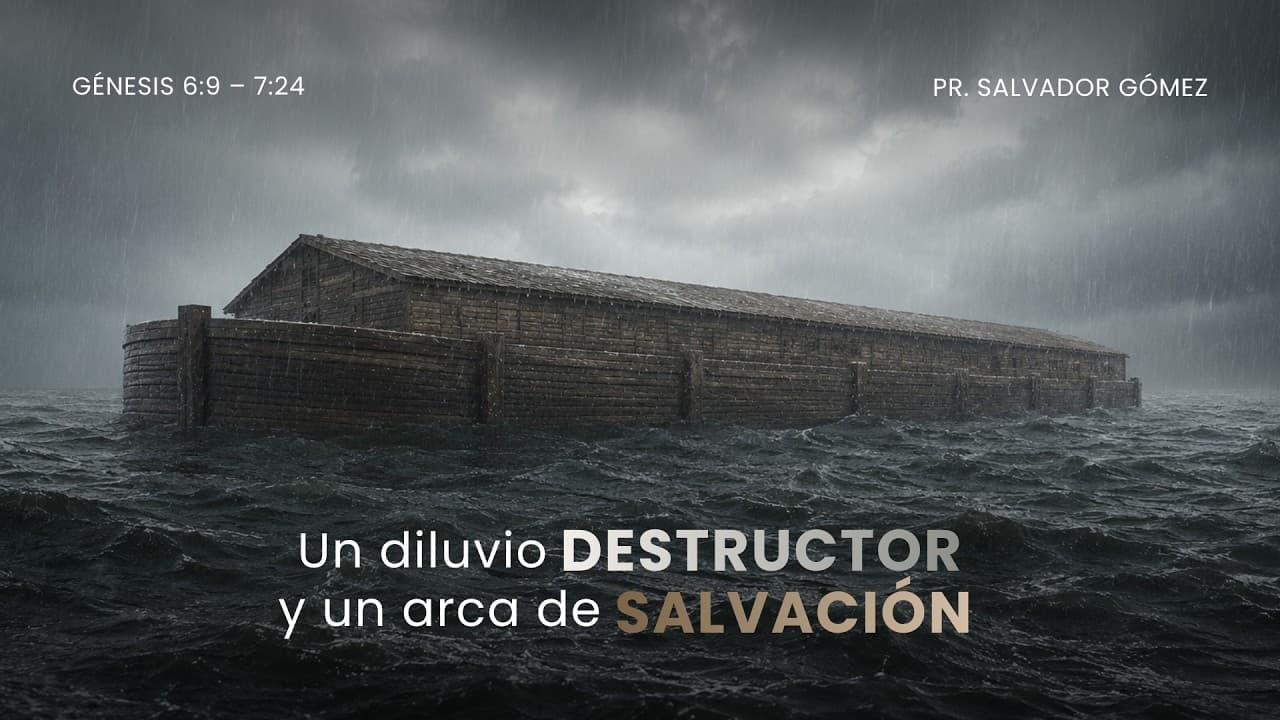 Portada del video Un diluvio destructor y un arca de salvación | Génesis 6:9- 7:24 | Ps. Salvador Gómez