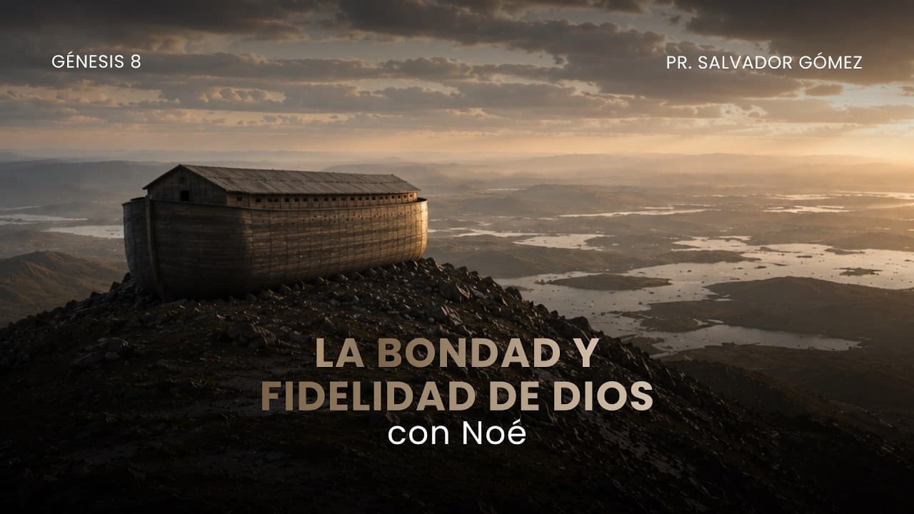 Portada del video La Bondad y fidelidad de Dios con Noé | Génesis 8 | Ps. Salvador Gómez